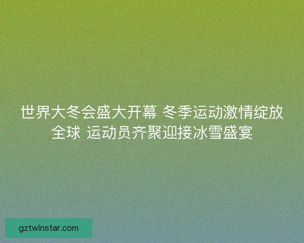 世界大冬会盛大开幕 冬季运动激情绽放全球 运动员齐聚迎接冰雪盛宴 世界大冬会盛大开幕 冬季运动激情绽放全球 运动员齐聚迎接冰雪盛宴